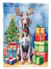Weimaraner Christmas Reindeer Garden Flag Mailbox Flag Decorative Yard Flag Banner Outside Patio Artwork Yard Flower Beds, Garden Size, Multicolor_maomaolike.com