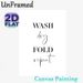 Laundry Themed Painting Poster, Minimalist Black-and-White Mixed Typography Poster, Sleek Functional Decor Ideal For Laundry Room_maomaolike.com