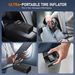 150PSI Portable Air Compressor - 3X Faster Cordless Inflation For Cars, Bikes & Sports Balls With Digital Gauge & LED Light_maomaolike.com