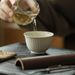 White Lotus Petal Wide Mouthed Master Cup, Personal Ceramic Tea Cup, Kung Fu Tea Set, Household Tea Cup_maomaolike.com
