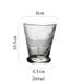 French Butterfly Relief Transparent Glass Cup Water Glass Wine Glass_maomaolike.com