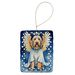 Otterhound My Angel Porcelain Ornament Christmas Tree Hanging Decorations For Home Christmas Holiday, Rectangle, Gift, Multicolor_maomaolike.com