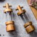 7 Inch Handle Manual Black Pepper Wood Grinder_maomaolike.com