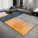 Living Room Rug,Large Rug,Oversized, Gold Leaves Design,Bedroom Rug,Soft And Thick, Machine Washable, Thickened Rug, Bedside Rug,Decorative Indoor Rug_maomaolike.com