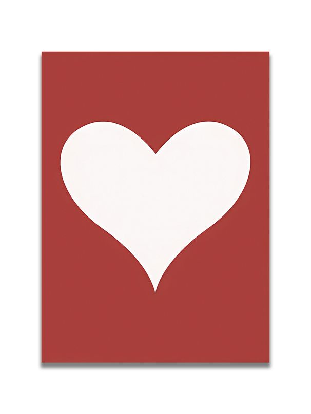 Romantic-themed Triptych Decorative Art: A Red Heart Symbolizing Affection, A Rose Representing Eternal Love, In A Pop Art Style._maomaolike.com