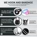 6-piece Garage Hook Heavy Duty, Utility Steel Garage Storage Hook, Wall-mounted Garage Hook And Organizer For Organizing Power Tools, Ladders, Bulk Items_maomaolike.com