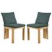 Indoor Boucle Dining Chair Set Of 2, Rubber Wood Frame, Plush Green Boucle Seating, 250lbs Weight Capacity For Kitchen & Dining Room_maomaolike.com