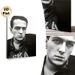 Monochrome Male Portrait Painting Poster, Vintage High-contrast Black & White Portrait Poster, Retro Artistic Decor Suitable For Home Walls, Music_maomaolike.com