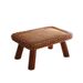 Wannilen Woven Straw And Vine Small Bedroom Window Seat Simple Tatami Coffee Table; Homestay Floor Table_maomaolike.com
