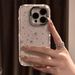1Pc Luxury Rhinestone Fashion Phone Case, Sparkling Diamond Border Star Transparent Shockproof Cover For IPhone_maomaolike.com
