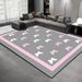 Living Room Rug,Large Rug,Oversized, Gold Leaves Design,Bedroom Rug,Soft And Thick, Machine Washable, Thickened Rug, Bedside Rug,Decorative Indoor Rug_maomaolike.com