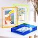 Cross-border Acrylic Light Luxury Picture Display Stand, Wall-mounted Poster Tabletop Floating Photo Frame, Custom-made_maomaolike.com
