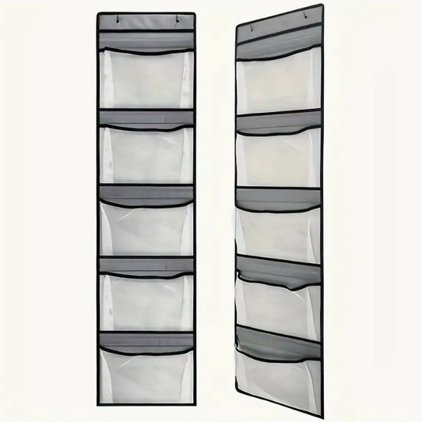 5-storey Door Rear Closet Storage Hanging Bag Large Capacity Non-woven Hanging Storage Bag Wardrobe Storage_maomaolike.com