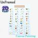 Thai Alphabets Painting Poster, Colorful Cartoon-style Educational Poster, Comprehensive Thai Letter Reference With Matching Illustrations, Suitable_maomaolike.com