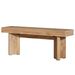 Kitchen Table Bench, Farmhouse Dining Bench With Sturdy Frame_maomaolike.com