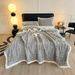 Factory Wholesale Foreign Trade Solid Color Bubble Rabbit Fur Nap Sofa Cross-Border E-commerce Export Velvet Blanket_maomaolike.com