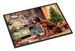 Irish Terrier Christmas Cookies Doormat Front Door Mat Indoor Outdoor Rugs For Entryway, Non Slip Washable Low Pile, 24H X 36W_maomaolike.com