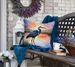 Blue Heron Setting Sun Throw Pillow Machine Washable, Indoor Outdoor Decorative Pillow For Couch, Bed Or Patio, 18Hx18W_maomaolike.com