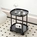 Floor-standing Double-layer Movable Trolley Wall-mounted With Wheels Small Narrow Bedroom Bedside Cabinet Storage Rack_maomaolike.com
