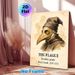 Plague Doctor Themed Painting Poster, Vintage Watercolor Style Black Death Historical Portrait Poster, Informative Historical Artwork Ideal For Study_maomaolike.com