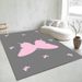 Living Room Rug Large Size Gorgeous Gold Frame Design Bedroom Rug Plush Thickened Machine Washable Thickened Underlay Interior Decorative Rug_maomaolike.com
