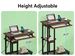 Side Table With Wheels,Durable Mobile C Table,Narrow Desk,Convenient Charging Station_maomaolike.com