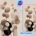 Eucalyptus Themed Painting Poster, Soft-toned Minimalist Botanical & Geometric Pattern Poster, Adds Calm Elegant Vibe, Ideal For Living Room, Bedroom_maomaolike.com