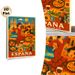 Spain Themed Painting Poster, Vintage Vibrant Spanish Cultural Scene Poster, Showcases Flamenco Dance, Local Cuisine & Iconic Landmarks, Ideal For_maomaolike.com