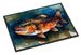 Brown Trout Doormat Front Door Mat Indoor Outdoor Rugs For Entryway, Non Slip Washable Low Pile, 24H X 36W_maomaolike.com