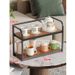 Water Holder Storage Double-Layer Tea Rack Sideboard Mug Coffee Cup Organizer_maomaolike.com