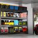 Storage Shelving Unit, 4-Tier Heavy Duty Garage Shelving, Black, 68"W X 20"D X 68" H_maomaolike.com