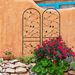 2 Pack Metal Garden Trellis 71" X 19.7" Rustproof Trellis For Climbing Plants Outdoor Flower Support Bird Deco Black_maomaolike.com