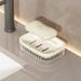 VANFOLA Wholesale Double-Layer Soap Dish, Minimalist Plastic Countertop Soap Holder, No Standing Water, Luxury Drain Soap Box For Household Bathroom_maomaolike.com