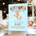 Baby Shower "Don't Say Baby" Painting Poster, Soft Watercolor Style Teddy Bear & Balloons Poster, Fun Party Game Sign Ideal For Baby Shower Gatherings_maomaolike.com
