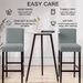 New Cross-border Solid Color Elastic 75D Milk Silk Waterproof Chair Cover High-legged Low-back Chairs, Available For Summer Dropship_maomaolike.com
