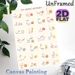 Arabic Alphabet Learning Painting Poster, Pastel-toned Watercolor-style Alphabet With Matching Illustrations Poster, Practical Educational Tool For_maomaolike.com