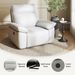 Double Reclining Chairs For Adults, Wall Hugger Recliners For Small Spaces, Love Seat Couches Sofa Reclinable For Living Room, Home Theater Seating, Beige_maomaolike.com