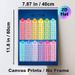 Addition Math Painting Poster, Vibrant Color-coded Addition Chart Poster, Assists With Basic Arithmetic Learning, Suitable For Study Areas And_maomaolike.com