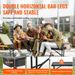 VEVOR 6FT Plastic Folding Bench Portable Outdoor Bench For Picnic Camping Garden_maomaolike.com
