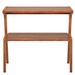 Solid Wood End Table, 2-Tier Sofa Side Table With Storage Shelf (old Sku:S05790209)_maomaolike.com