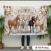 Horse Themed Birthday Party Banner - 2D Flat Polyester Backdrop, Wall Hanging Photo Props, Party Decor_maomaolike.com