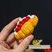 3D Magnetic Stickers, Decorative Food Toys, Bread And Dessert Designs, Personalized Creative Refrigerator Door Home_maomaolike.com