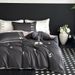 Wholesale 60s Lenzing Tencel Four-Piece For Naked Sleep Double-Sided Cool Feeling Silky Tulip Floral Embroidery 4-Piece Set_maomaolike.com