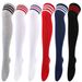 Unisex Three-bar stockings Student socks Cheerleading socks High socks PROM party socks show socks_maomaolike.com
