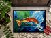 Break Through Red Fish Doormat Front Door Mat Indoor Outdoor Rugs For Entryway, Non Slip Washable Low Pile, 24H X 36W_maomaolike.com