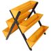 3 Tiers Wooden Vertical Raised Garden Bed With Legs,Brown Planter Raised Beds Kit For Flowers Herbs Vegetables_maomaolike.com