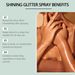 EELHOE Shining Glitter Spray, Highlighter Spray Natural Stereoscopic Long-Lasting Brightening Glitter_maomaolike.com