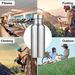 1000ML Stainless Steel Non-Insulated Single-Wall, Dishwasher Safe, Plastic-Free 304 Metal Water Bottle, Wide-Mouth_maomaolike.com