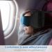 2 In 1 Travel Cotton Comfortable Neck Headrest With Eye Mask And Storage Bag 360° Support Airplane Pillow For Travelling_maomaolike.com