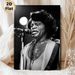 Soul Music Performer Painting Poster, Vintage Monochrome Live Performance Poster, Captures Passionate Stage Energy, Ideal For Music Studio And Living_maomaolike.com